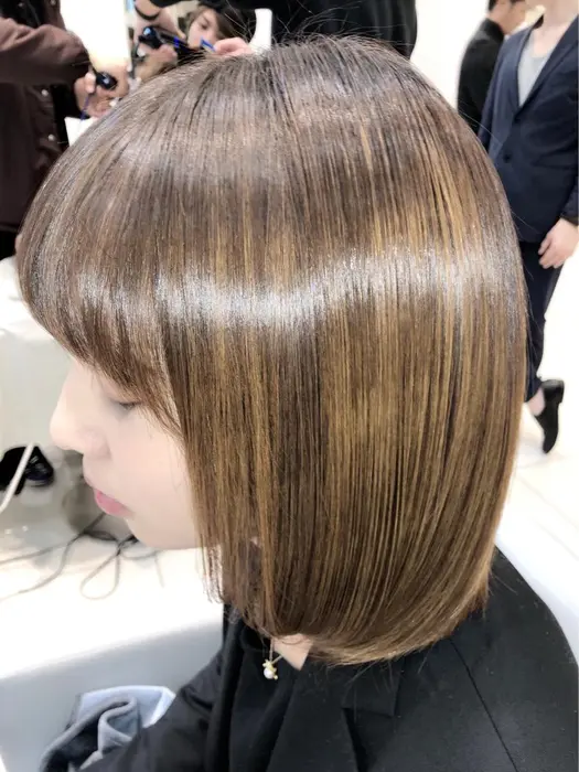 今回のお客様は 髪の状態 前髪だけがうねる 毎朝アイロンで伸ばす毎日を抜けたい Ash西葛西所属 縮毛矯正専門美容師 溝井哲也のヘアカタログ ミニモ