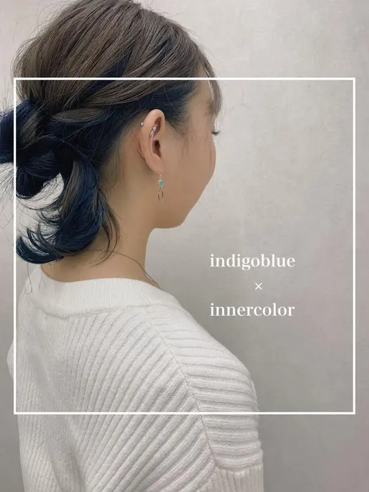 インナーカラーするとアレンジしても可愛い Adelie所属 Adelie Sakiのヘアカタログ ミニモ