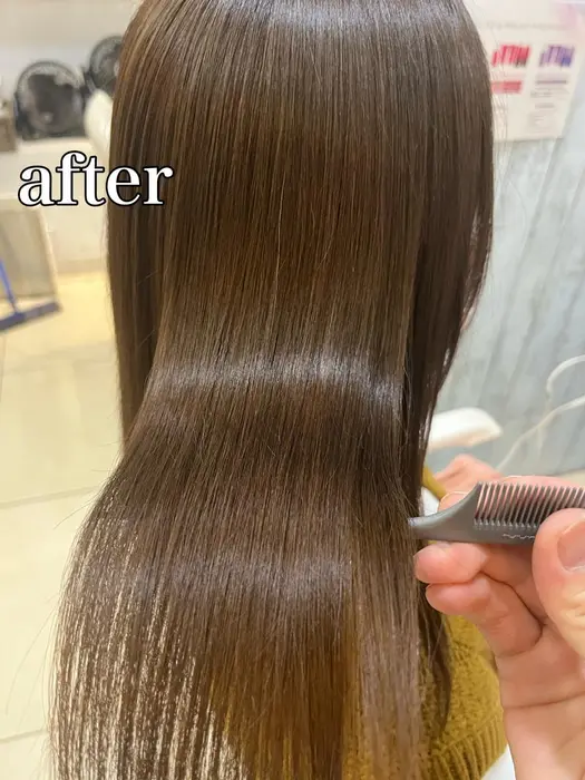 髪質改善ストレートの特徴 髪への負担を最大限に減らします 地毛のような柔らかい自然な仕上 Produce町田店所属 縮毛矯正 髪質 改善 久岡徹也のヘアカタログ ミニモ