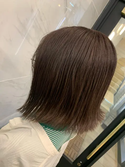 ほんのりピンク味のあるココアブラウン Macaron仙台店所属 早坂 まどかのヘアカタログ ミニモ