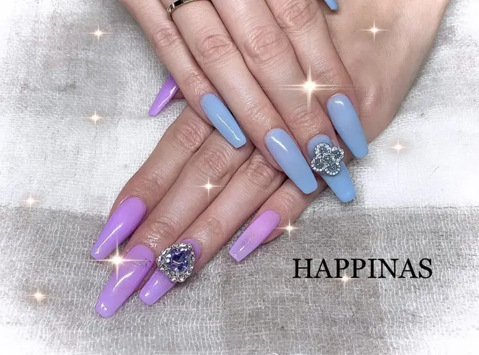 スカルプワンカラー スカルプネイル ワンカラーネイル パステルネイル スクエアネイル Happinas所属 Happinas Nail 脱毛のネイルデザイン ミニモ