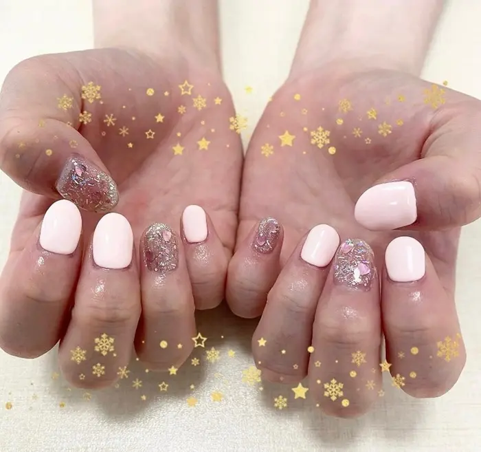 シンプルデザインコース 女の子らしいネイルになりました S Nail Salon所属 さやか のネイルデザイン ミニモ