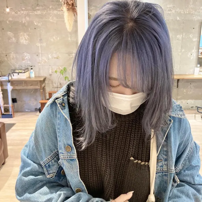 パープルブルージュ Hair Sundy ヘアー サンディ 所属 Teru ﾔﾏｶﾜ ﾃﾙｵ のヘアカタログ ミニモ