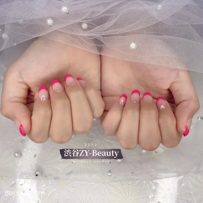 渋谷可愛いネイル渋谷安いネイル 渋谷zy Beautyネイルサロン 安心ジェルスカルプ 長さだし専 Zy Beauty所属 Zy Beauty 渋谷の ネイルデザイン ミニモ