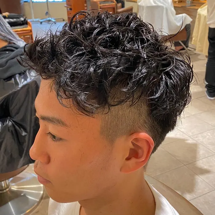 99以上 メンズ ミックス パーマ 就活 髪型 男