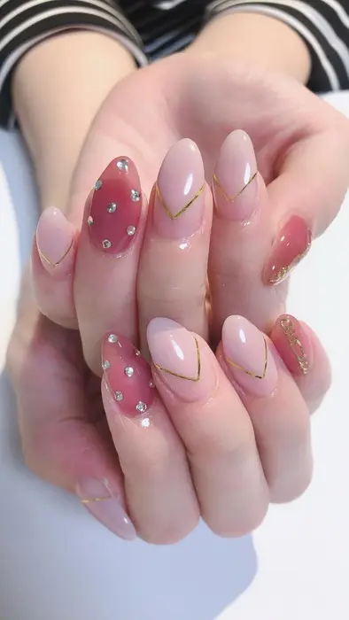オフィスネイルにも 田中みな実カラーらしいです Nail Salon Ef所属 M Tomoのネイルデザイン ミニモ