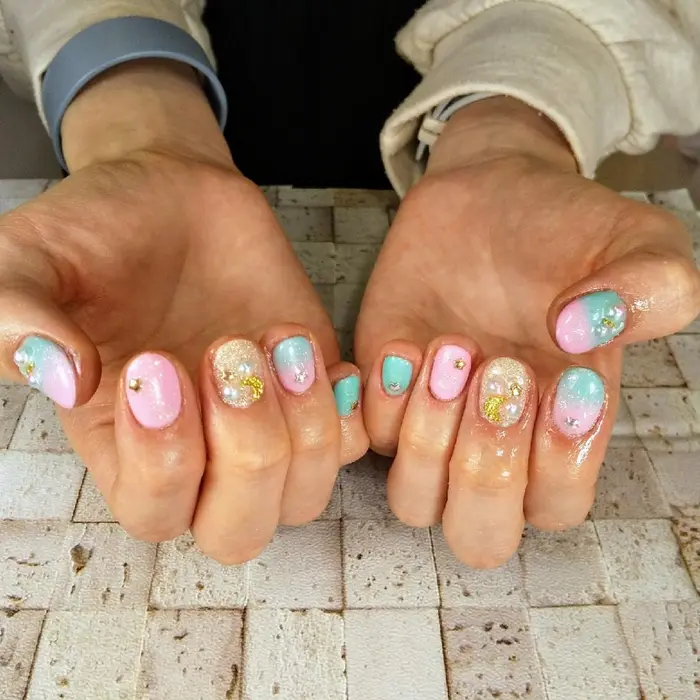 ゆめかわネイル ティーズネイル所属 T S Nail ティーズネイルのネイルデザイン ミニモ