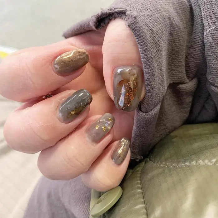 𝙜𝙮𝙥𝙨𝙤𝙥𝙝𝙞𝙡𝙚 𝘔𝘪𝘴𝘩𝘪𝘮𝘢 𝘚𝘦𝘵𝘵𝘴𝘩𝘶 𝘖𝘴𝘢𝘬𝘢 𒊹 阪急摂津市駅から徒歩10 Gypsophile所属 Gypsophile Ayumiのネイルデザイン ミニモ