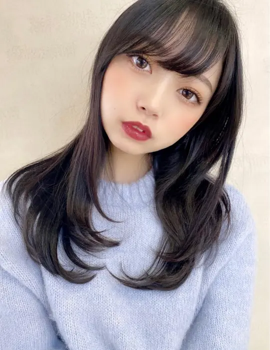 韓国風ヘア髪質改善ストレート ロング セミロング 髪質改善 髪質改善ストレート Afloat Ruvua所属 韓国風ヘア ワンホン神田のヘア カタログ ミニモ