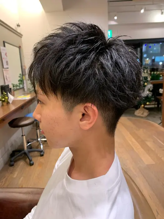 【王道マッシュ】
ナチュラルでもワックス付けてもあり！！！