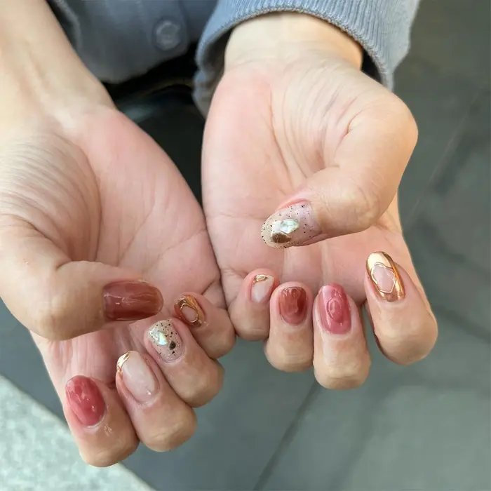 持ち込みネイル ニュアンスネイル Paragel パラジェル ネオリーブ パラジェル登録サロン Neolive An所属 Neolivean 春風のネイルデザイン ミニモ 持ち込みネイル ニュアンスネイル Paragel パラジェル ネオリーブ パラジェル登録サロン Neolive An所属 Neolivean 春風のネイルデザイン ミニモ