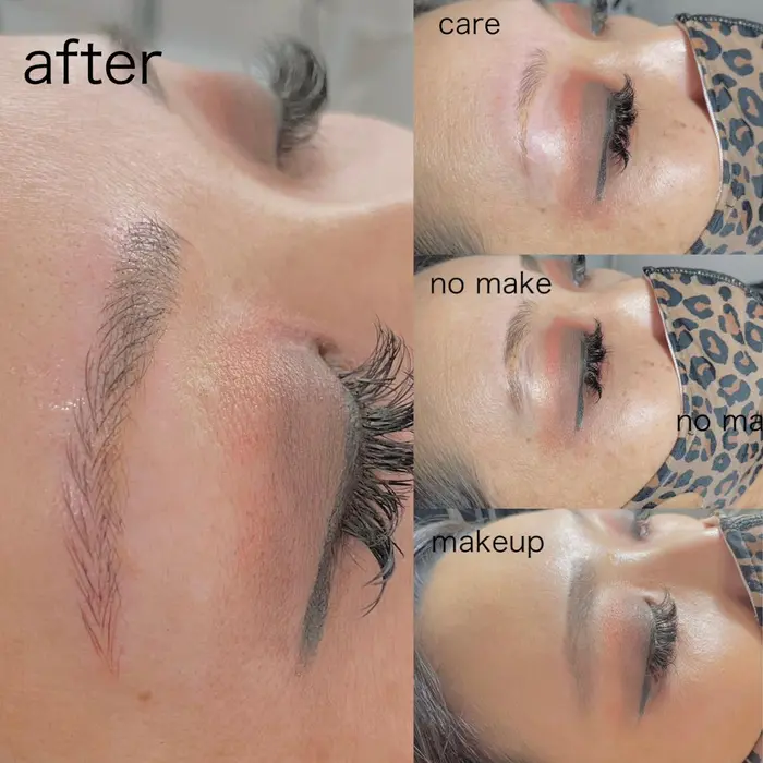 ナチュラル眉アート メイク時短 スッピン美人 こちらはお問い合わせになります Se Sunny所属 山地 沙弥華のマツエクデザイン ミニモ