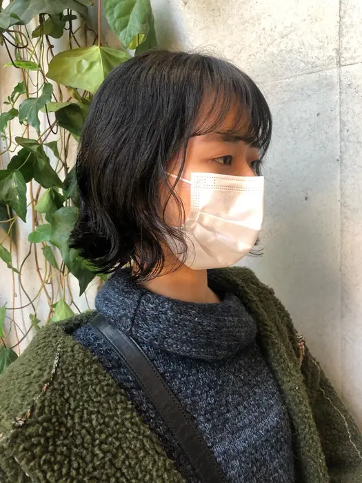 ボブパーマ ショートパーマ パーマ ラフパーマ 前髪カット 前髪パーマ ハンサムショート ボブスタ Jeno所属 ボブパーマ ボブ 小松磨穂のヘアカタログ ミニモ