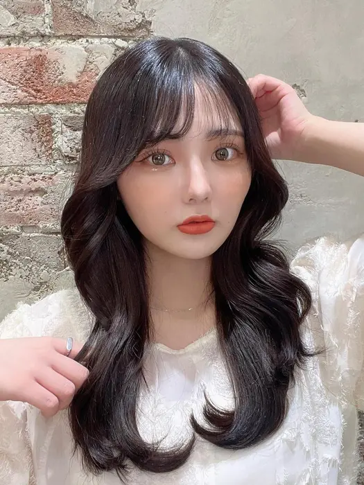韓国ヘア髪質改善ストレート セミロング ロング 髪質改善 髪質改善ストレート コ Afloat Ruvua所属 韓国風ヘア ワンホン神田のヘア カタログ ミニモ