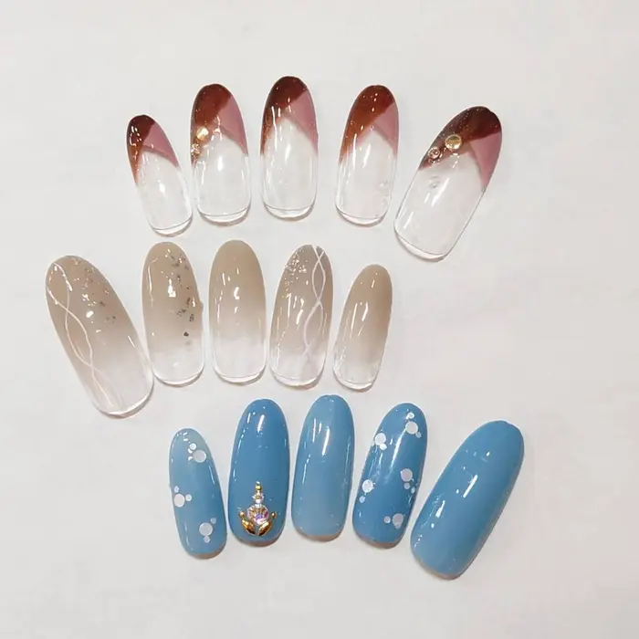 1月の選べるサンプルネイルデザイン Sept Nail西大寺店所属 石橋 亜美のネイルデザイン ミニモ