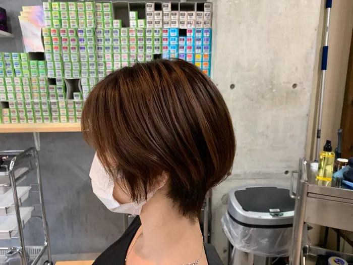 レディースショート 水戸市にある美容院suonoスオーノでは 10代代30代40代50代6 Suono水戸本店所属 カラー特化型 サロンrenのヘアカタログ ミニモ