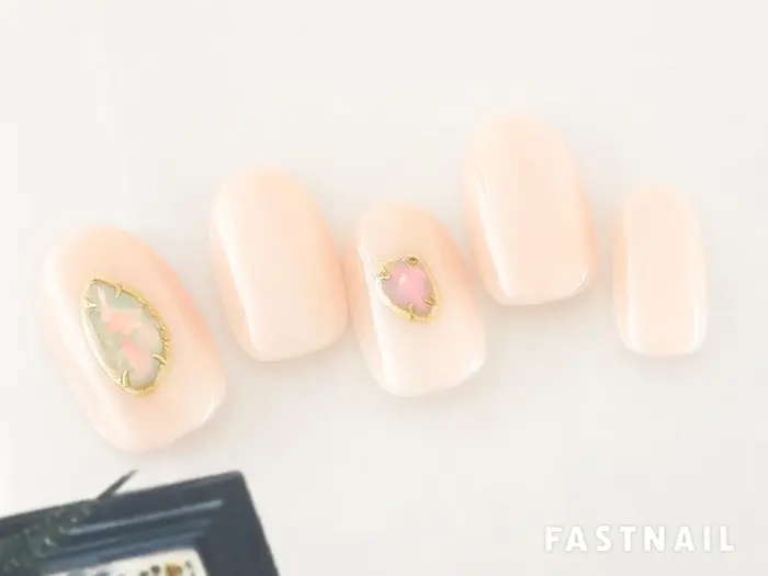 春ネイル 夏ネイル ジェルネイル シンプルネイル オフィスネイル Fastnail Loco 昭島店所属 Fastnail Loco 昭島店の ネイルデザイン ミニモ