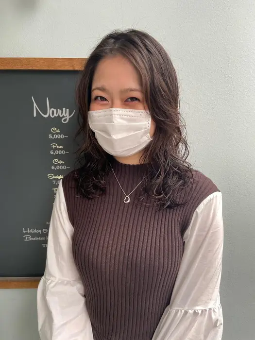 デジタルパーマで当てています ロングのパーマとっても可愛いです Enu烏丸所属 中谷 朱里のヘアカタログ ミニモ