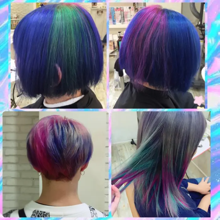 イベントカラー 値段はやりたい色やデザインによって異なります Col所属 派手髪個性派カラー うちださつきのヘア カタログ ミニモ