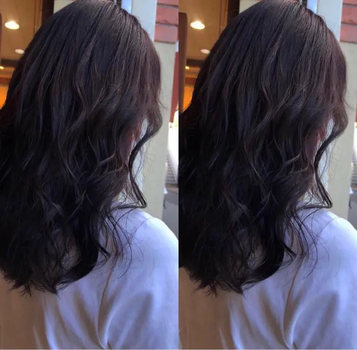 バイオレットブラック Dejave Hair Space 西千葉店所属 愛されヘア 足立梨紗のヘアカタログ ミニモ