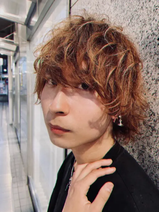 メンズウルフパーマ 美容室elen所属 ツイスパ あさお丸のヘアカタログ ミニモ