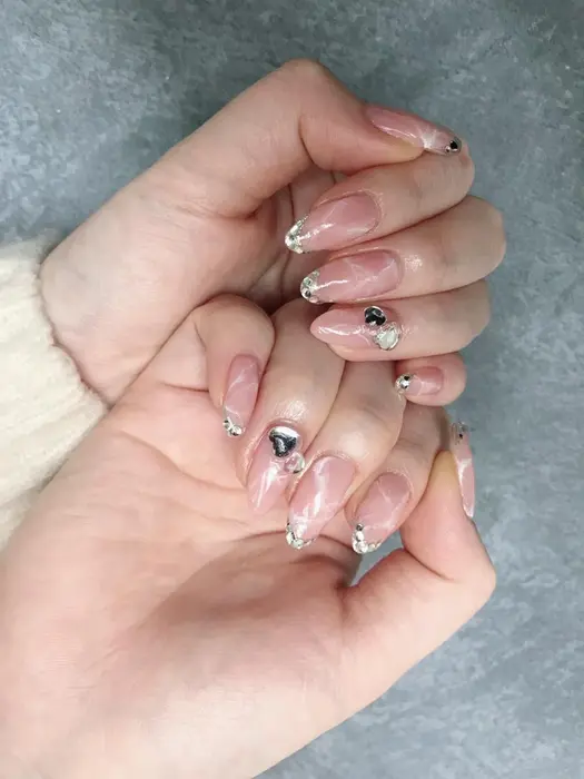 ピンクオパール風ネイル Beauty Salon Star所属 三輪 美行のネイルデザイン ミニモ