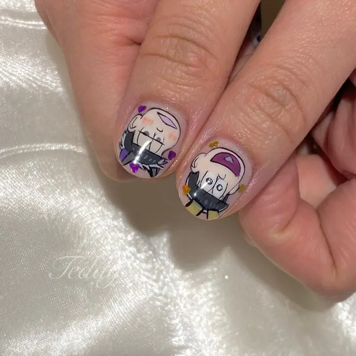 おそ松さん Teddynail所属 Erina のネイルデザイン ミニモ