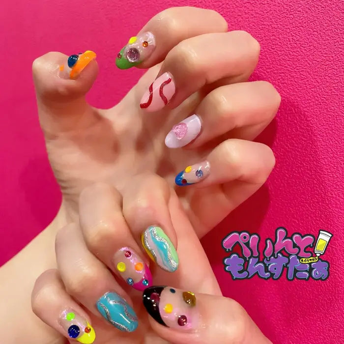 ネイルサロンぺいんともんすたぁ所属 ぺいんともんすたぁ 鶴橋のネイルデザイン ミニモ