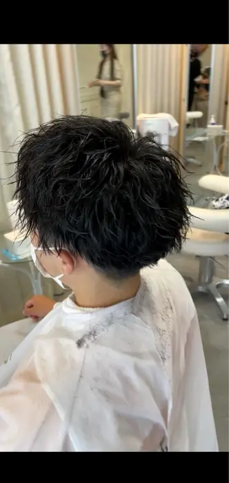 メンズのカット パーマ この写真は ツイストスパイラルパーマです どんなパーマでもご相談くだ Afeel Belta所属 全国４位ウルフ韓国風 オーダー多数船引紘樹のヘアカタログ ミニモ