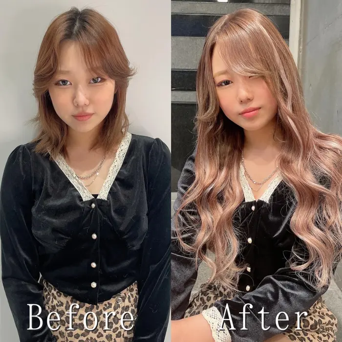 シールエクステで流行りのホワイト系のハイライトを入れました 巻いてあげることでより綺麗に目立ちます あるじゃんすー熊本店所属 あるじゃんすー 熊本 店のヘアカタログ ミニモ