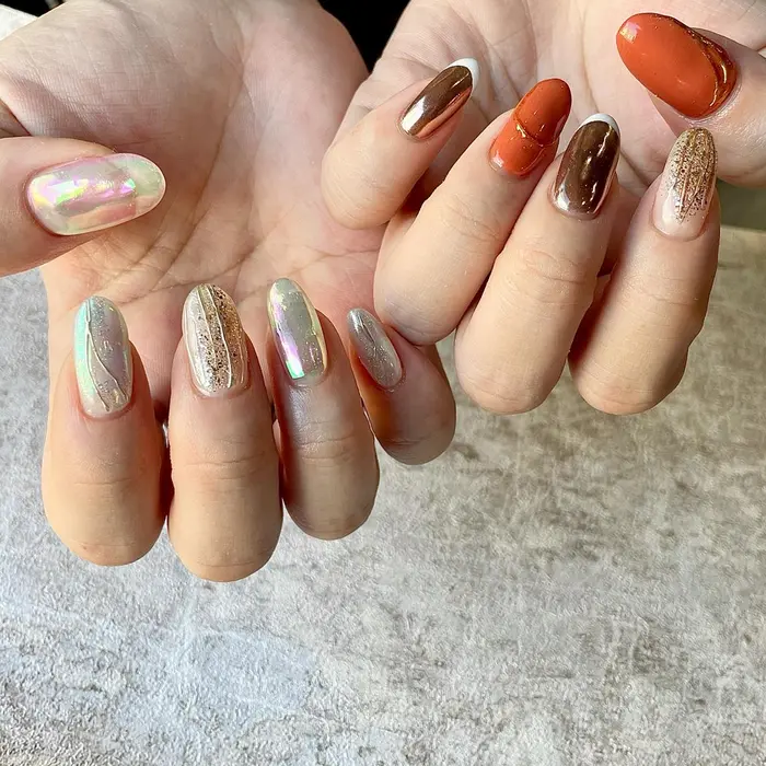 Allure小山店 Hair Beauty Quatro内 所属 後藤 文香のネイルデザイン ミニモ