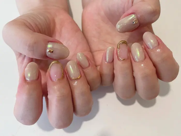 Glamourous白金台店所属 Glamourous 白金台店 粂川鈴々花のネイルデザイン ミニモ
