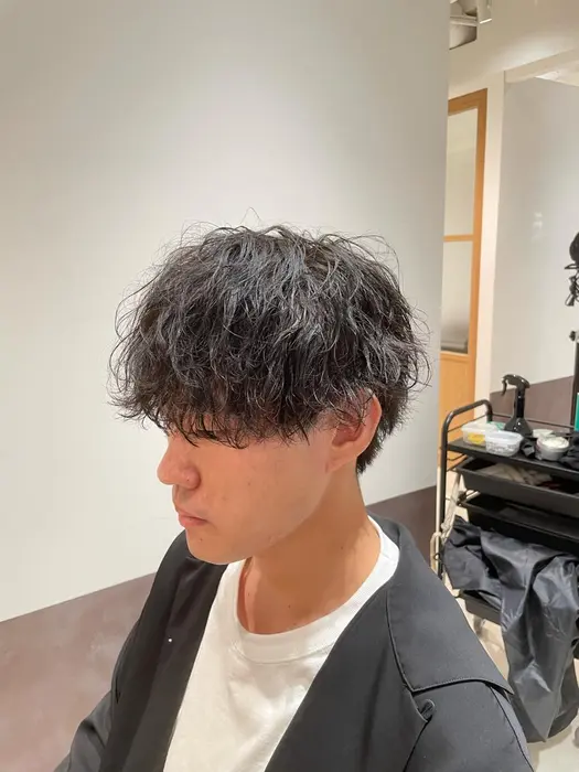 無造作ソフトツイストパーマ 旬な無造作感で男らしくおしゃれマッシュがオーダー多数の人気スタイルで Go Today Shaire Salon所属 メンズパーマ 空翔のヘアカタログ ミニモ