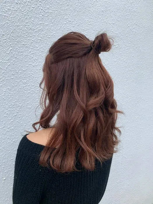 春色オレンジブラウン ヘアーサロンfukazawa所属 菅沼 まみのヘアカタログ ミニモ