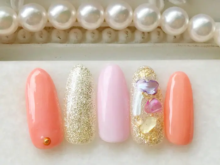 相模大野ネイル ネイルデザイン 駅近サロン シェルストーン プライベートサロン Nail Story所属 Satomi のネイルデザイン ミニモ