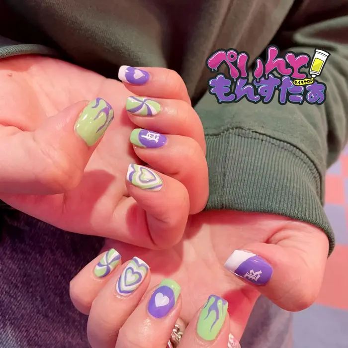 ネイルサロンぺいんともんすたぁ所属 ぺいんともんすたぁ 鶴橋のネイルデザイン ミニモ