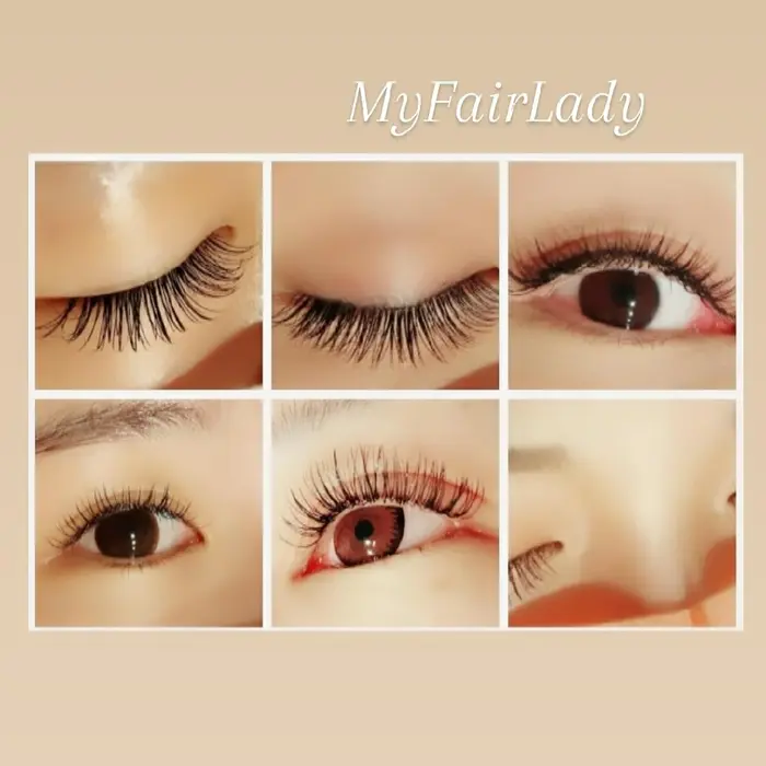 まつげエクステ まつエク ボリュームラッシュ フラットラッシュ Myfairlady今池所属 Myfairlady Miyuuのネイルデザイン ミニモ