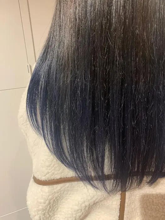 グラデーション ブルー Number秋田店所属 Nﾟ秋田店 店長 Aiのヘアカタログ ミニモ