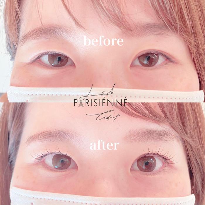 パリジェンヌ パリジェンヌラッシュリフト パリジェンヌラッシュリフト秋田 まつげパーマ ま Wellme所属 Hair Eye むとうかよこの マツエクデザイン ミニモ