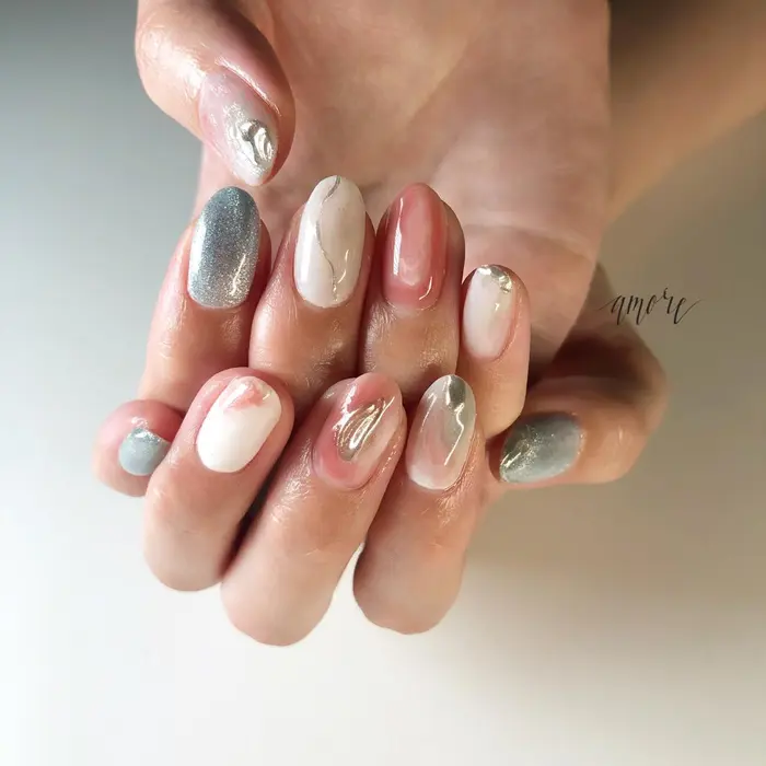 Nail Salon Amore パラージェル プライベートネイルサロン 21ネイル 젤네 Nail Salon Amore所属 You Kyehwaのネイルデザイン ミニモ