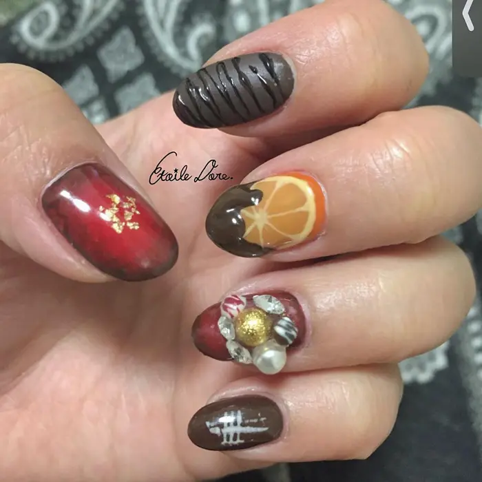 バレンタインお任せネイル エトワールドレ 所属 Designer Chihiroのネイルデザイン ミニモ