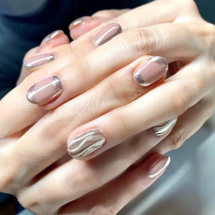 今月デザイン 別料金になります Secret Class所属 Secret Class 福山のネイルデザイン ミニモ