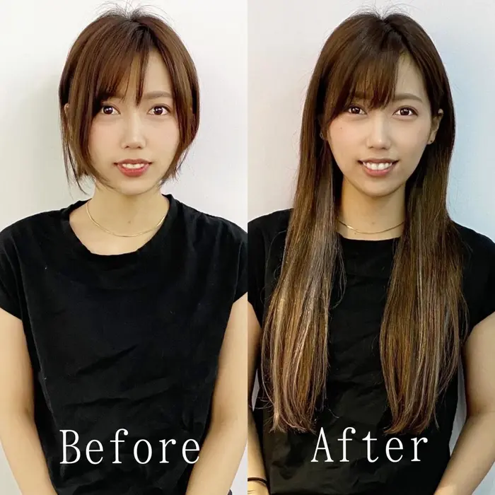 ただロングスタイルにするのは勿体ない メッシュで明るい色を入れていつもより垢抜けちゃいましょう エクステ専門店あるじゃんすー水戸店所属 あるじゃんすー 水戸店のヘアカタログ ミニモ