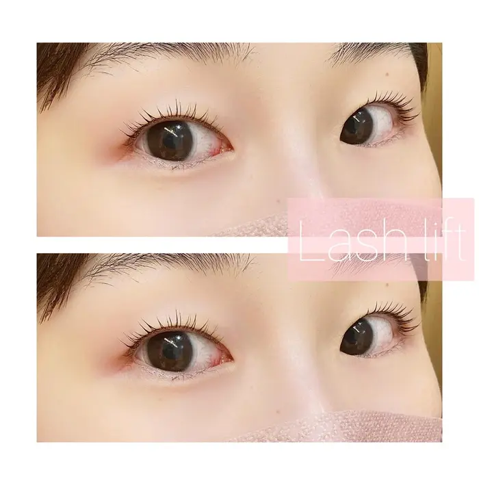 一重さんや二重幅が狭めの方にも似合うデザインで Kelly所属 梶原 理乃のマツエクデザイン ミニモ