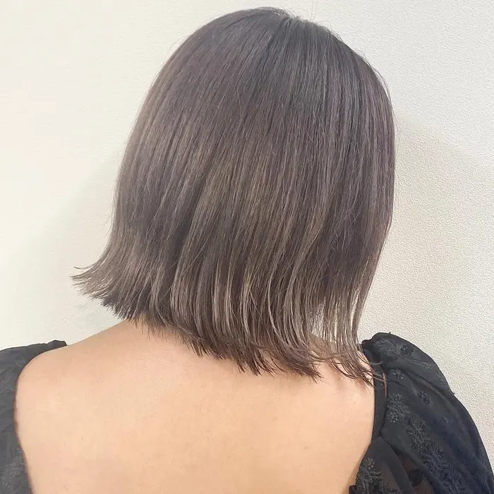 シルバーグレージュ Sand所属 ショート ボブ 秋山 拓輝のヘアカタログ ミニモ