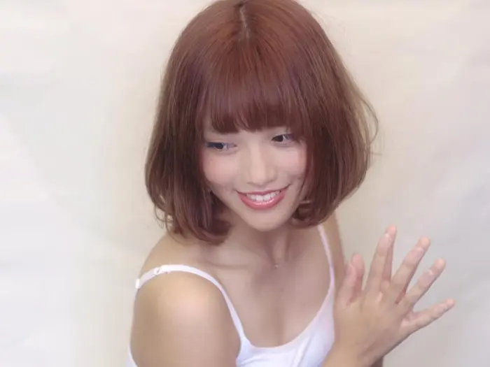 おフェロ 柔らか ピンクアッシュ ボブ フェザーボブ ピンク アッシュ 透け感 透明感 Hip S Deco ヒップスデコ 大宮中山道店所属 雨海 由季 のヘアカタログ ミニモ