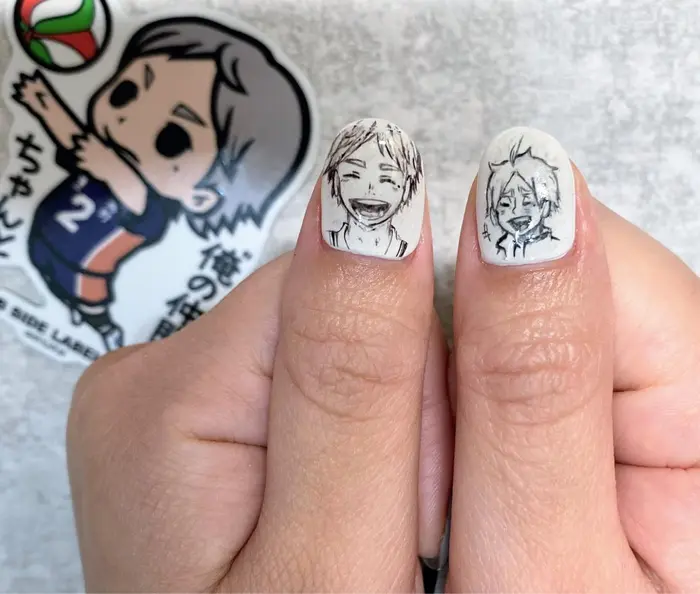 痛ネイル キャラクターネイルはご予約時に画像を送っていただいてからの判断となります お断りする Lou Nail所属 Lou Nailのネイルデザイン ミニモ