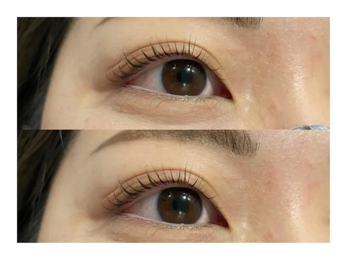 まつ毛パーマ人気です まつ毛 眉毛 マツエク まつ毛エクステ フラットラッシュ フラット シン Iconiq日進梅森台店所属 丸島 夏名のマツエク デザイン ミニモ