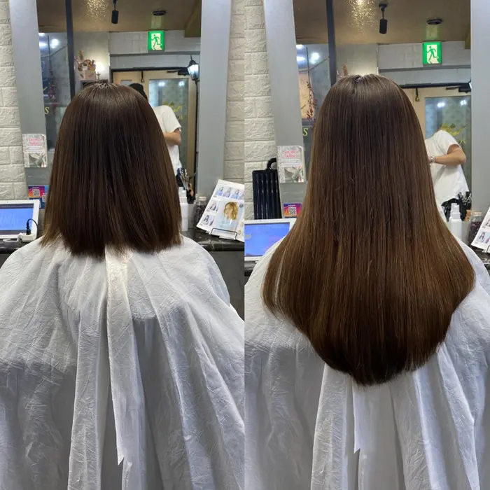 シールエクステ80枚でボブからロングに アンククロスのロアエクステジョーカーを是非ご体感ください アンククロス吉祥寺所属 デザインエクステ Rikuのヘアカタログ ミニモ